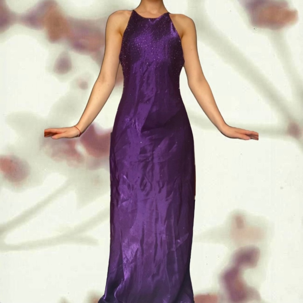 SOLD 90’s Vintage Jessica Vampy Gothic Prom Dress